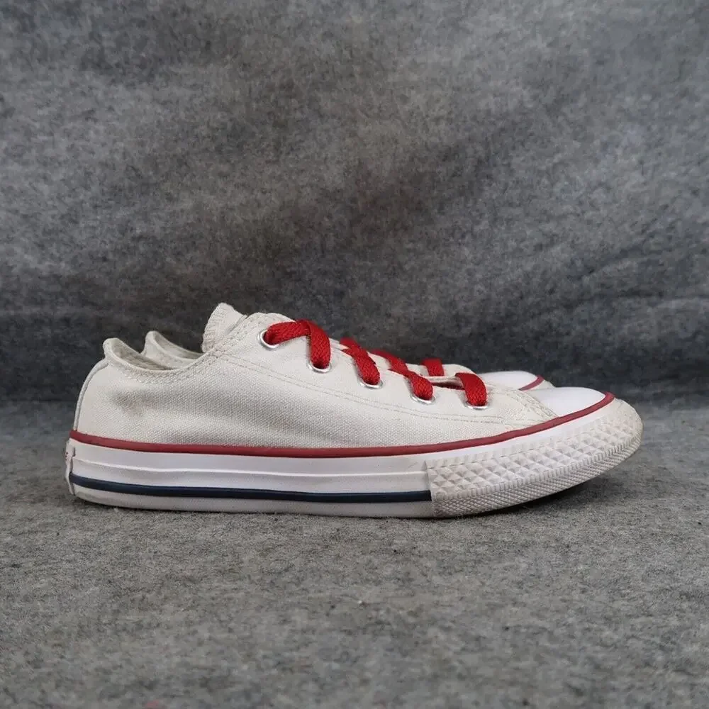 Converse Shoes Kids 1 Sneakers All Star Low Lace Up Canvas Casual Active White